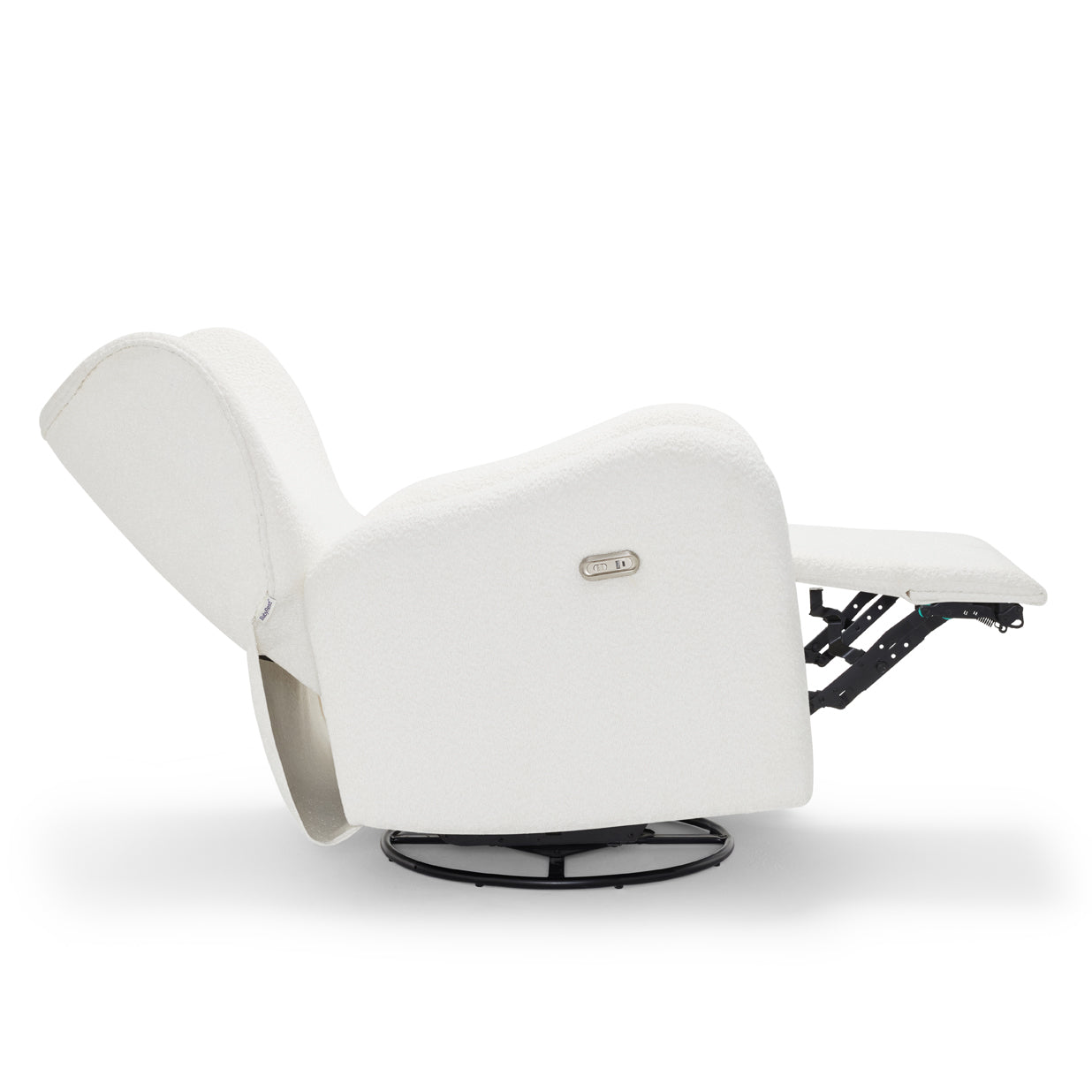 Babyrest Celeste Electric Nursery Chair - White Boucle