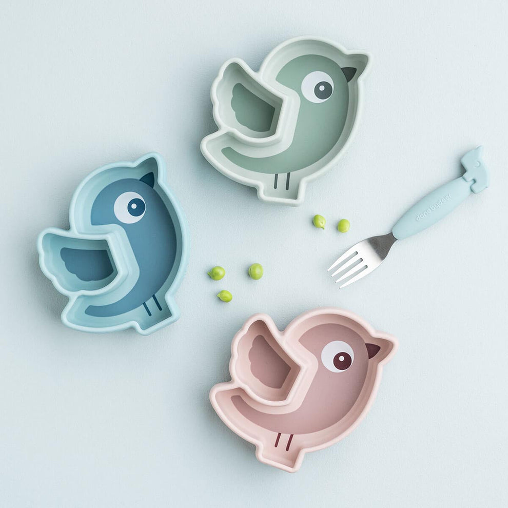 Done by Deer Stick and Stay Plate Birdee - Green