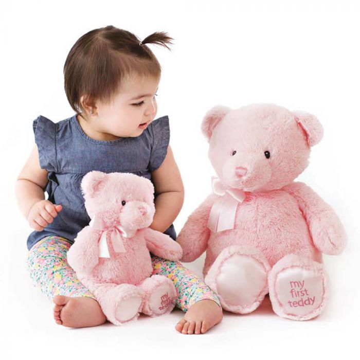 GUND BEAR: MY FIRST TEDDY BLUE - LARGE 38cm