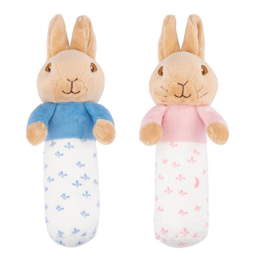 PETER RABBIT OR FLOPSY BUNNY STICK RATTLES