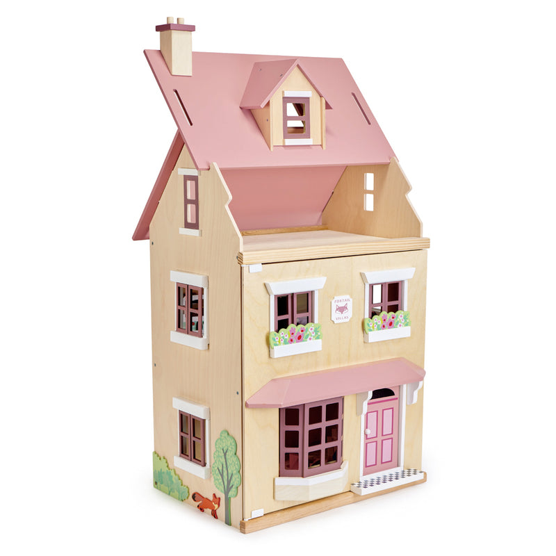 Tender Leaf Foxtail Villa Doll House With Furniture - Redsigned