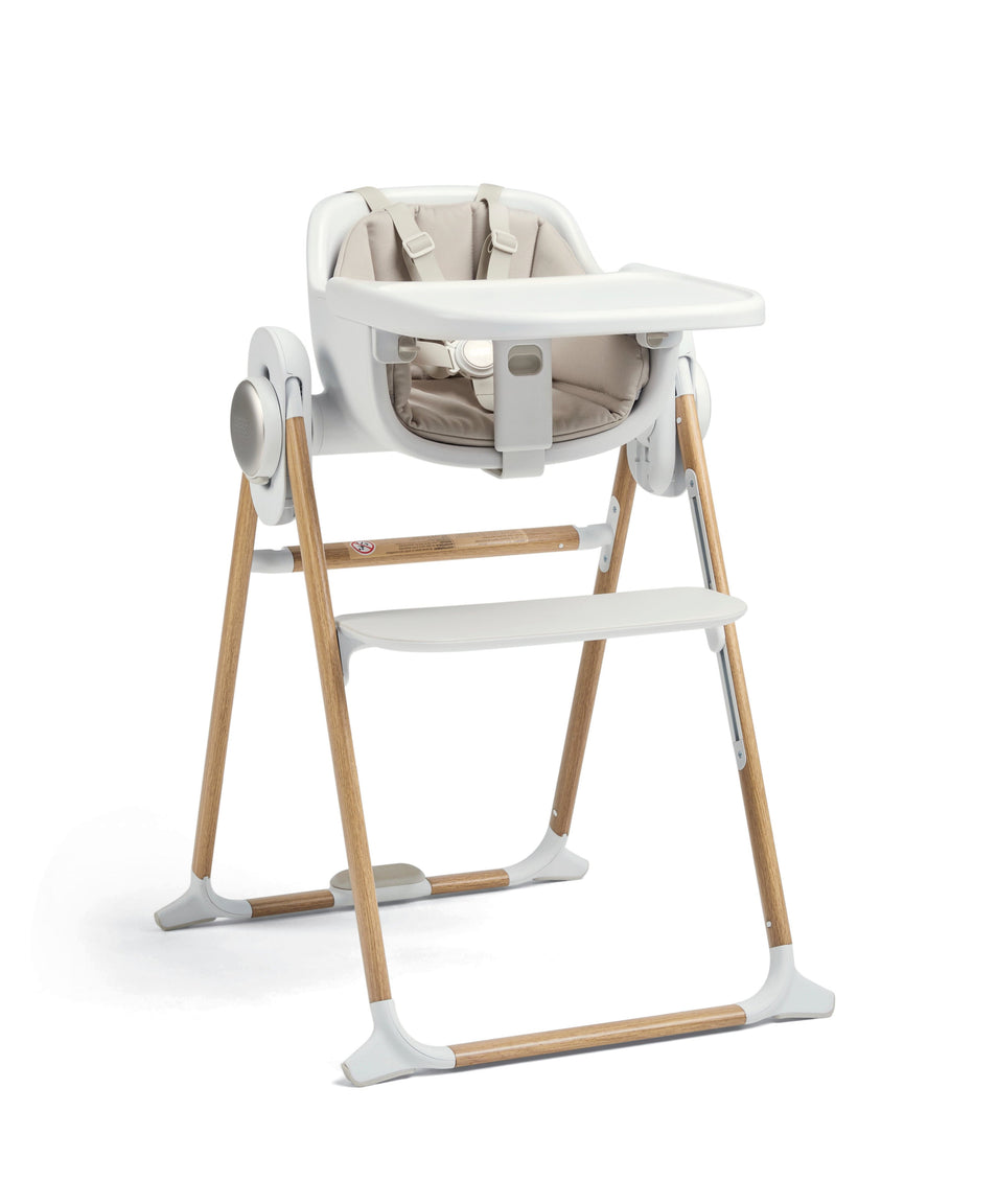Mamas & Papas Eno Highchair, Bouncer & Cushion Complete Bundle - Cashmere