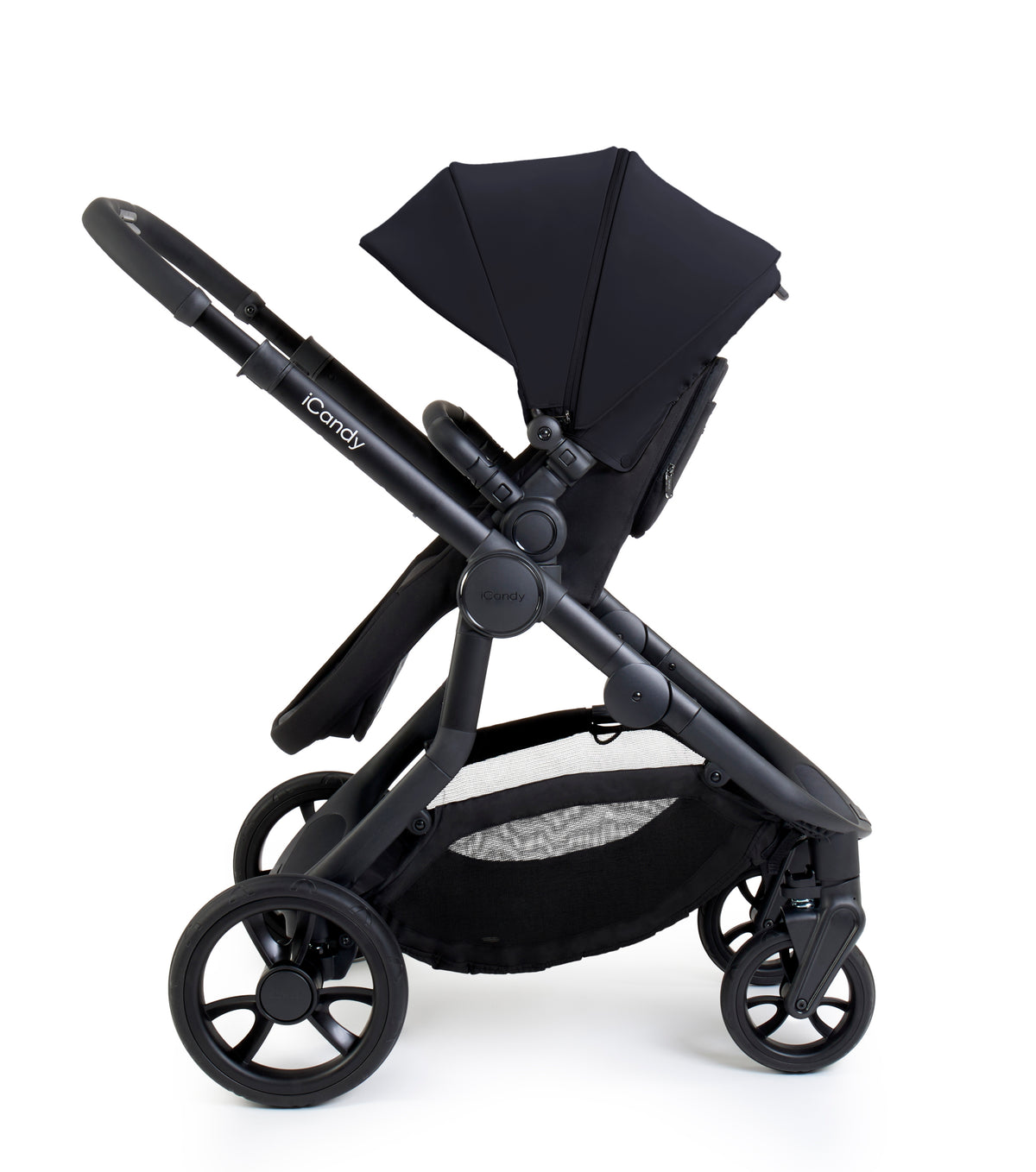 iCandy Orange 4 Pushchair - Black + FREE iCandy MiStand