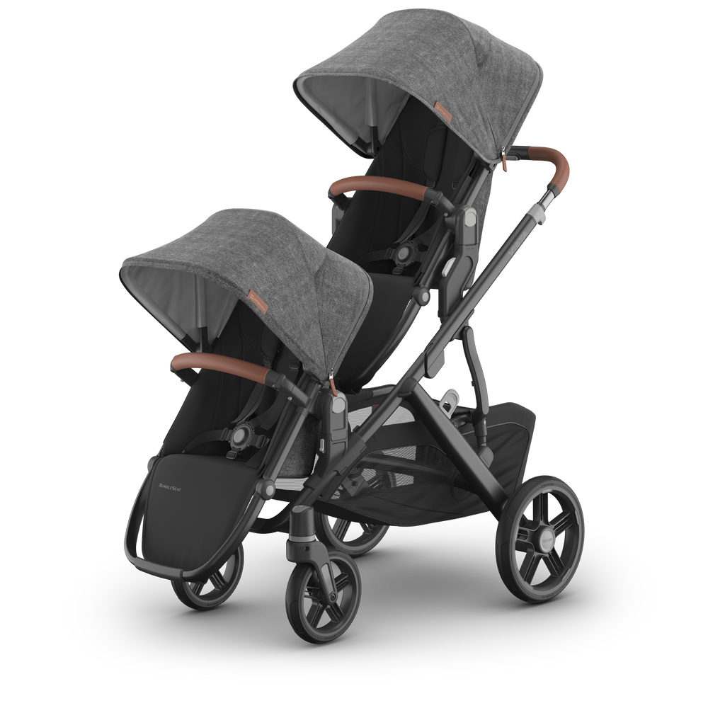 UPPAbaby Vista V3 RumbleSeat - Greyson- Charcoal Melange/ Carbon