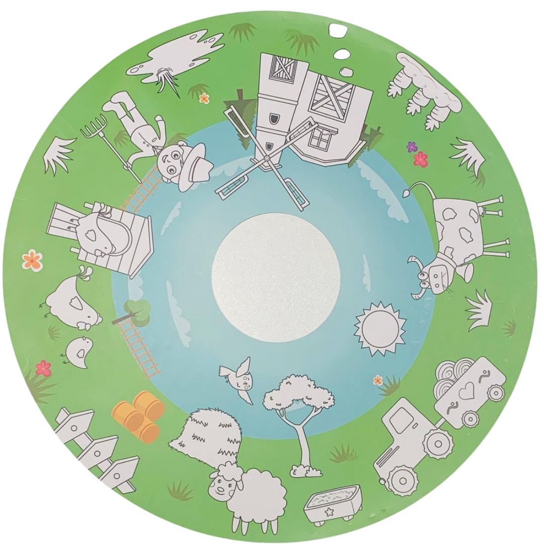 RiaBaby Play&Learn Activity Table Set with Adjustable Legs - Lego duplo compatible