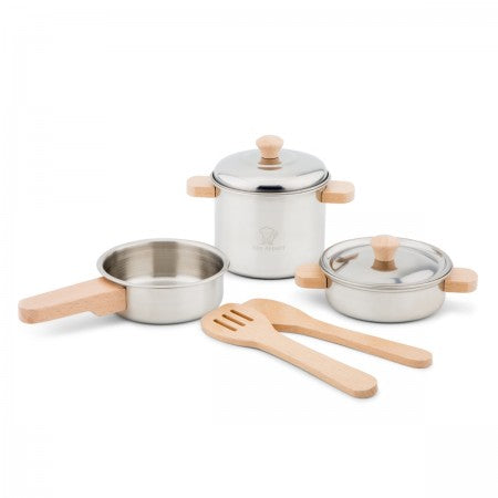 New Classic Toys Metal Pan Cookin Playset