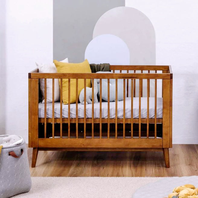 BabyRest Kaya Nursery Cot & Chest Of Drawers Package - Teak