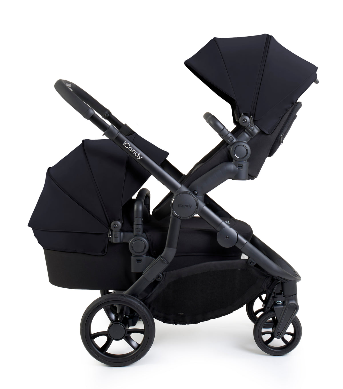 iCandy Orange 4 Pushchair - Black + FREE iCandy MiStand