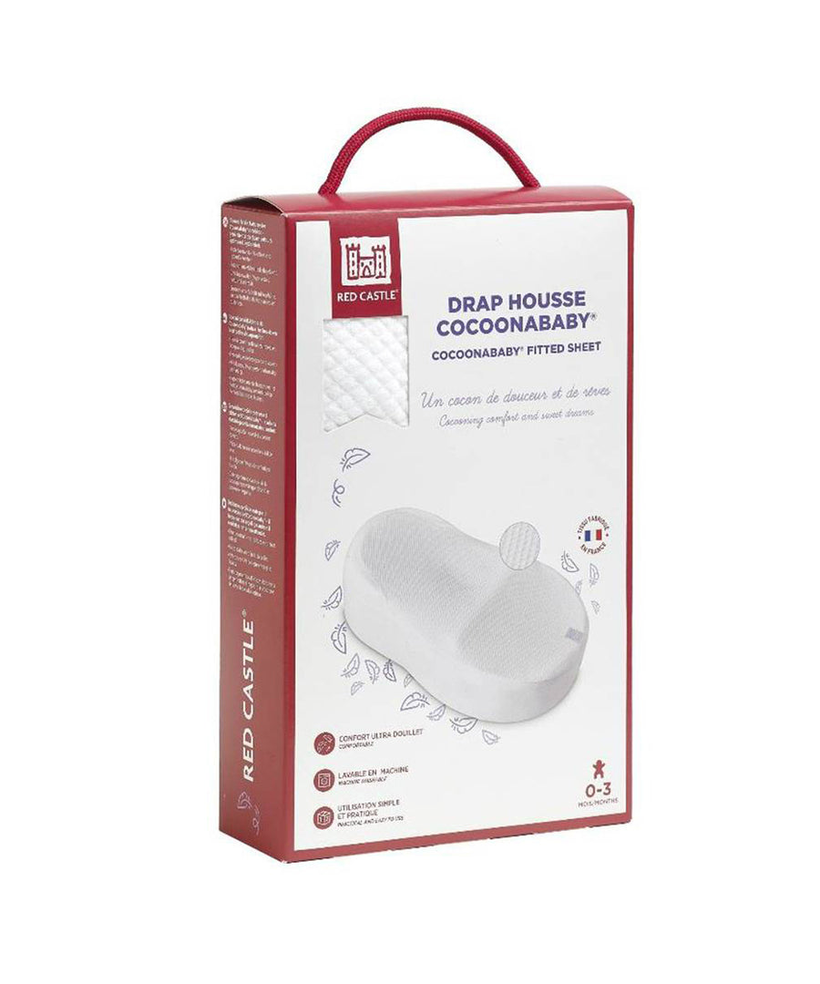 Cocoonababy Nest Fitted Sheet - White