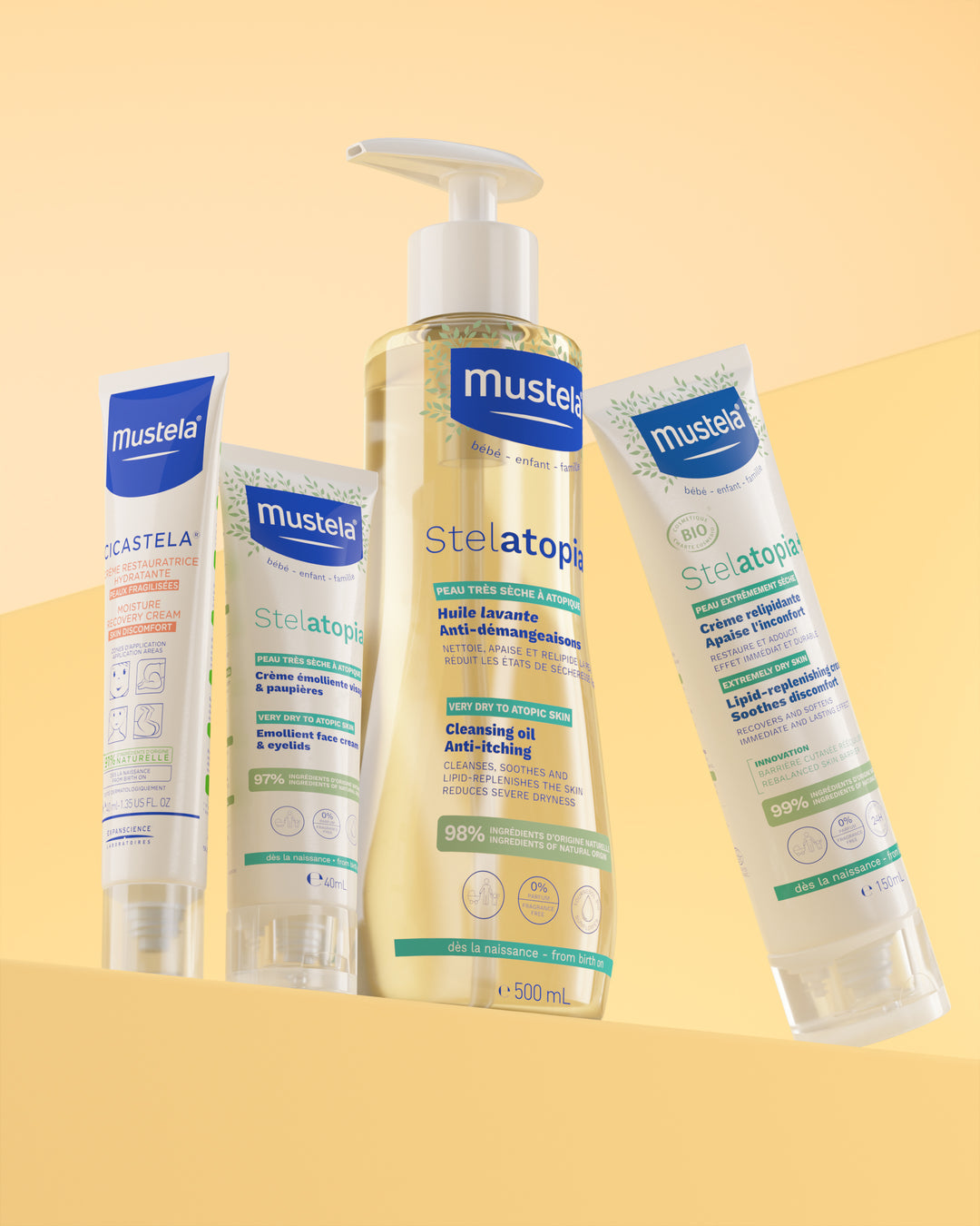 Mustela Eczema-Prone Skin Complete Skincare Routine - For All Ages