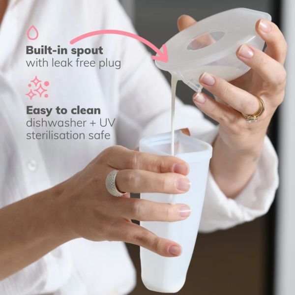 NEW BEGINNINGS SILICONE
COLLECTOR CUPS 2Pc