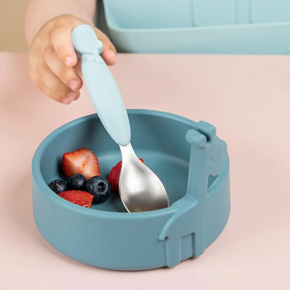 Done by Deer Easy-Grip Cutlery Set - Blue