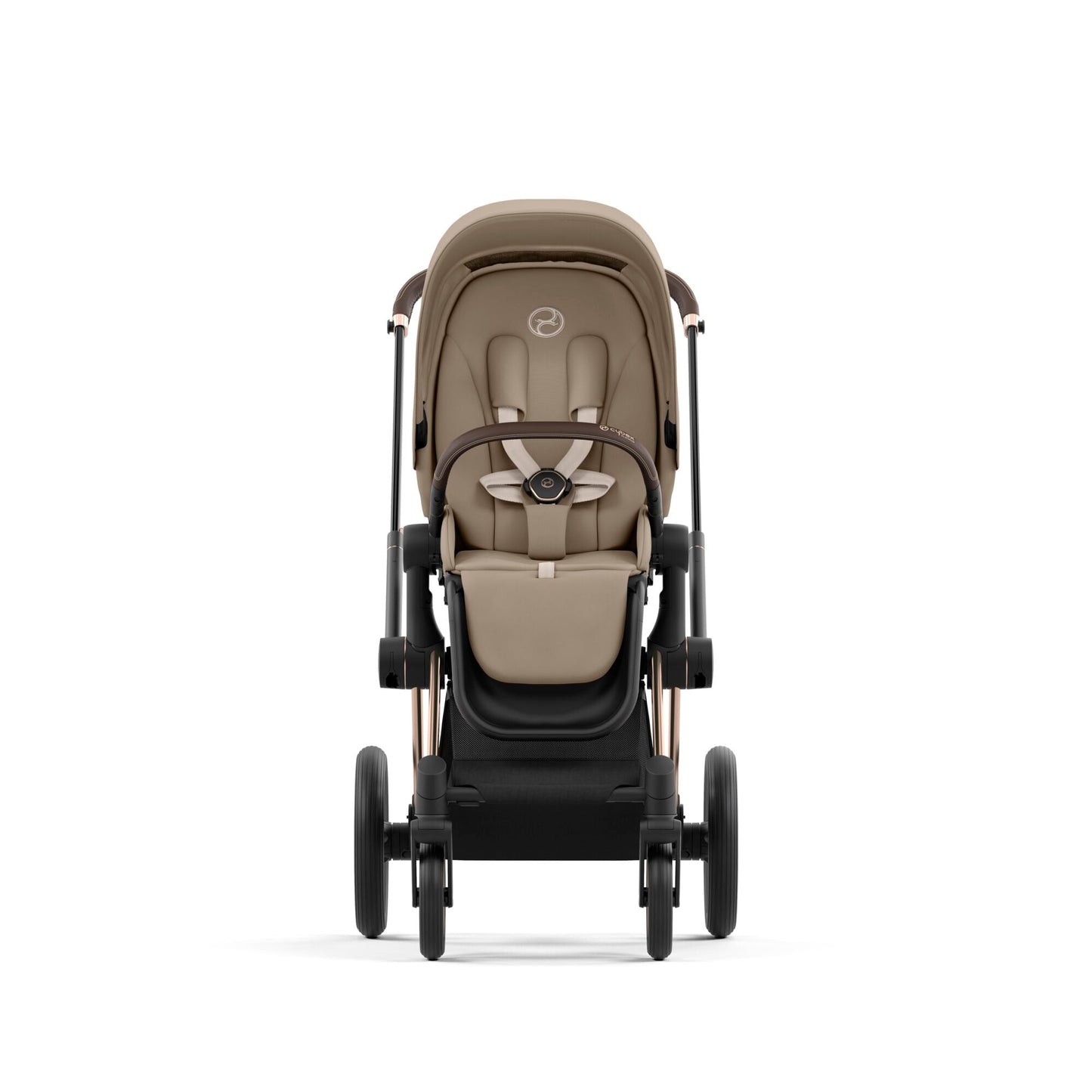 Cybex Priam Pram 2024 - Rose Gold & Cozy Beige