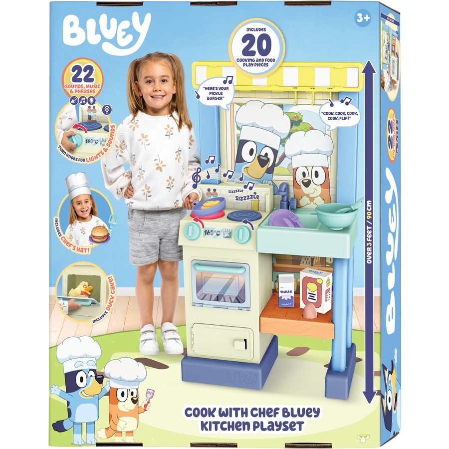 Bluey Bake with Me Deluxe Kitchen Playset