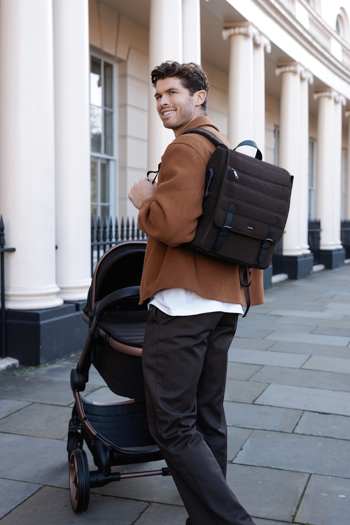 Peach 7 Pushchair - Pecan + FREE Zazu Pram Rocker