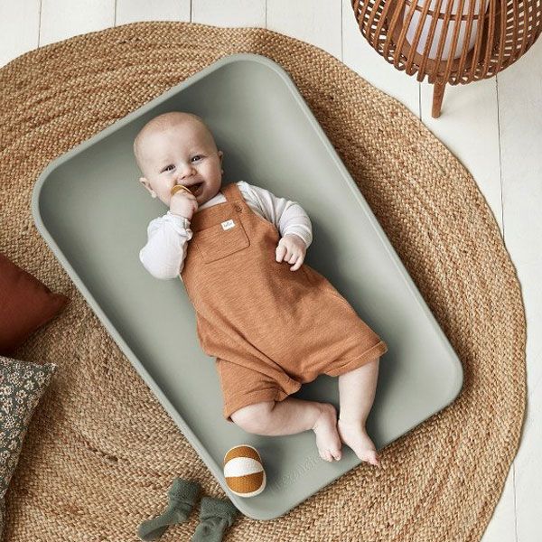 Leander Matty Baby Change Mat - Sage Green