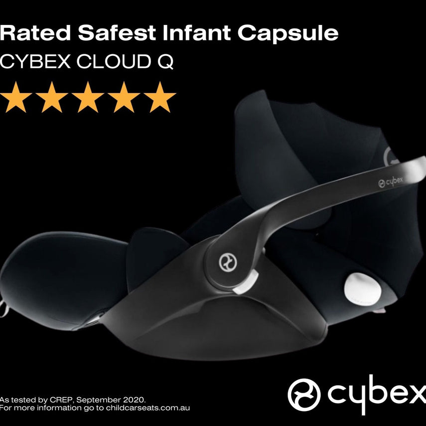 Cybex Cloud Q Capsule and Base - Stardust Black