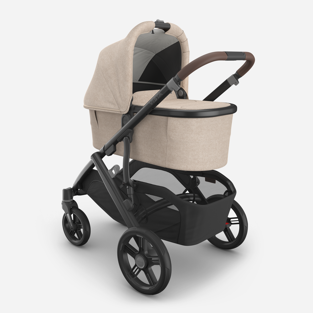 UPPAbaby Vista V3 Pram With Bassinet - Liam + FREE UPPAbaby Parent Organiser, FREE Pram Liner & FREE Cup Holder - (Oat Melange)