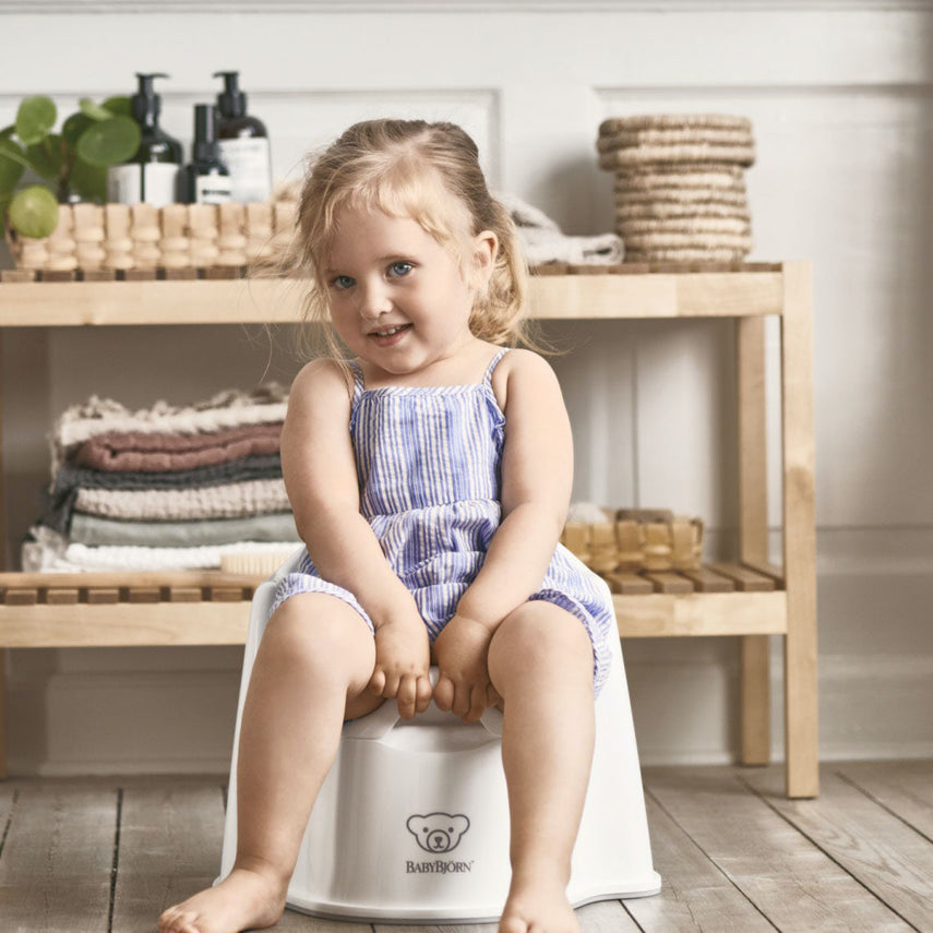 Baby Bjorn Potty Chair - White/Gray