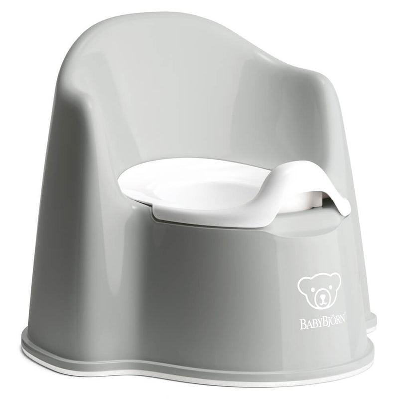 Baby Bjorn Potty Chair - Gray/White