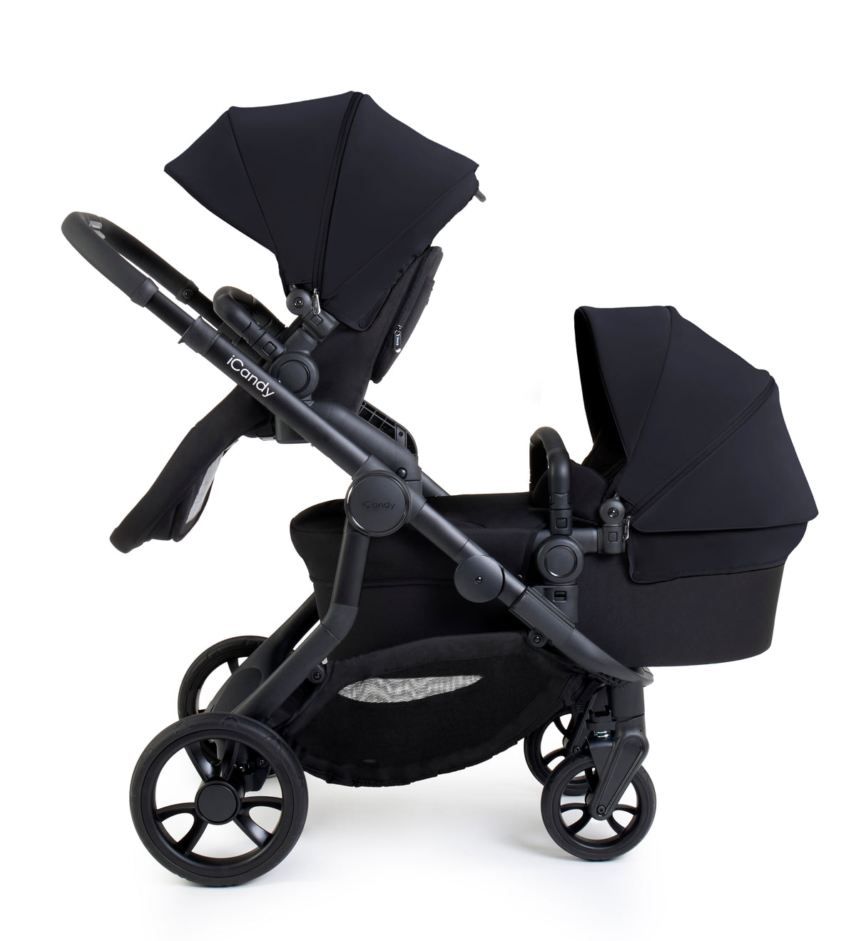 iCandy Orange 4 Pushchair - Black + FREE iCandy MiStand