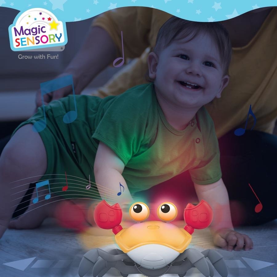 Magic Sensory Interactive Crawling Crab