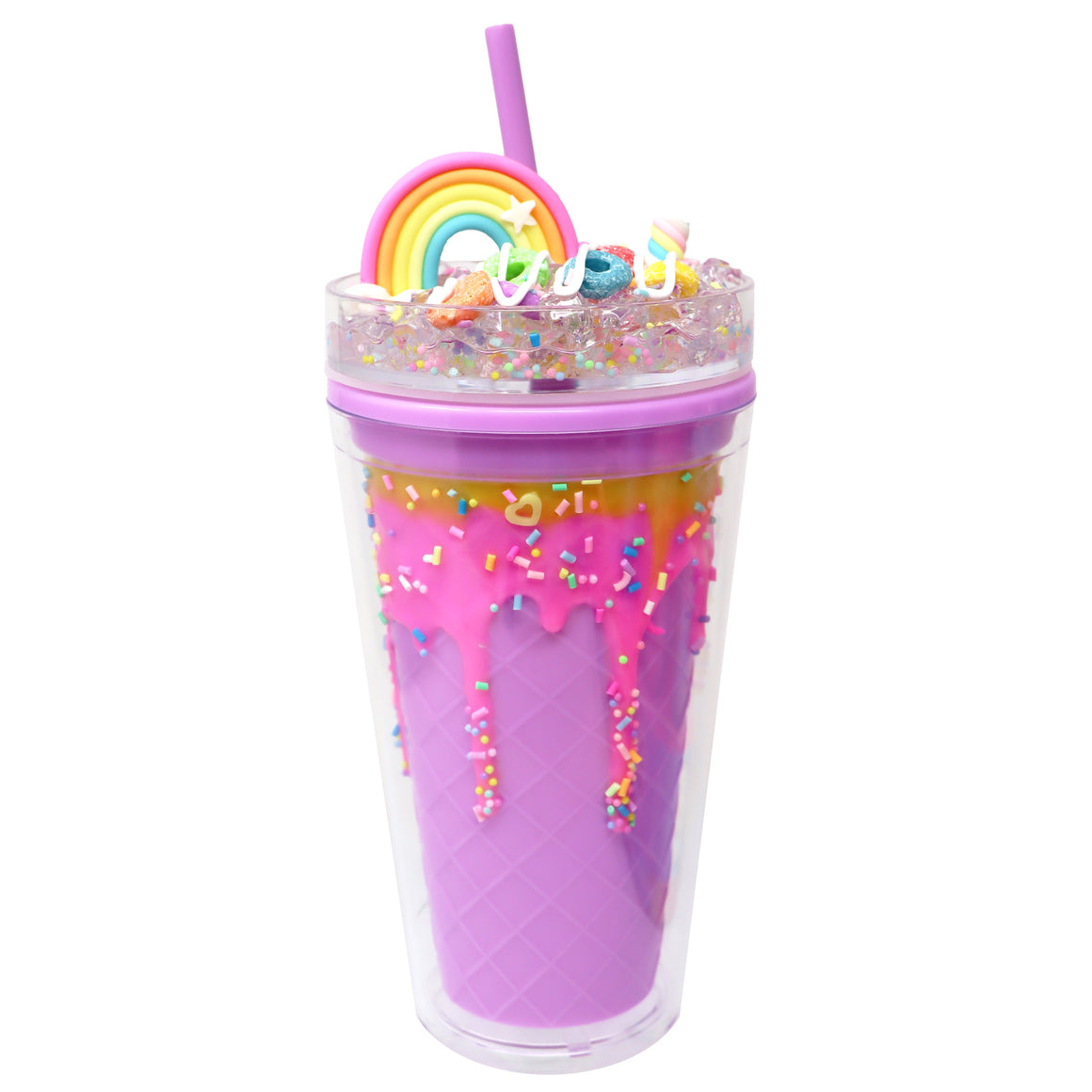Pink Poppy Candy Drinking Cup - Lilac