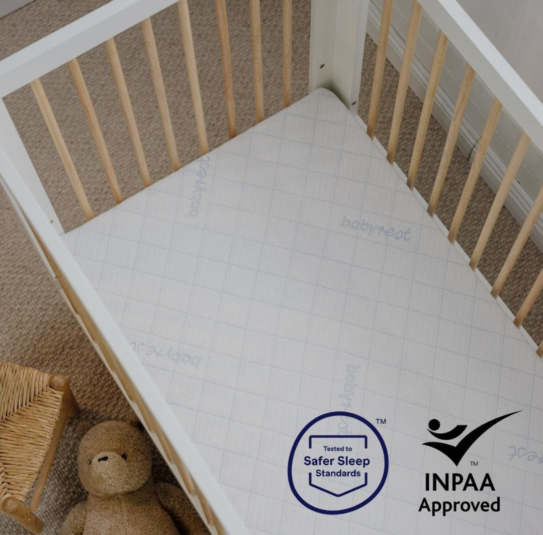 BabyRest ComfiCore Folding Cot Mattress For Dixie Folding Cot. 120 x 60 x 9.5 cm