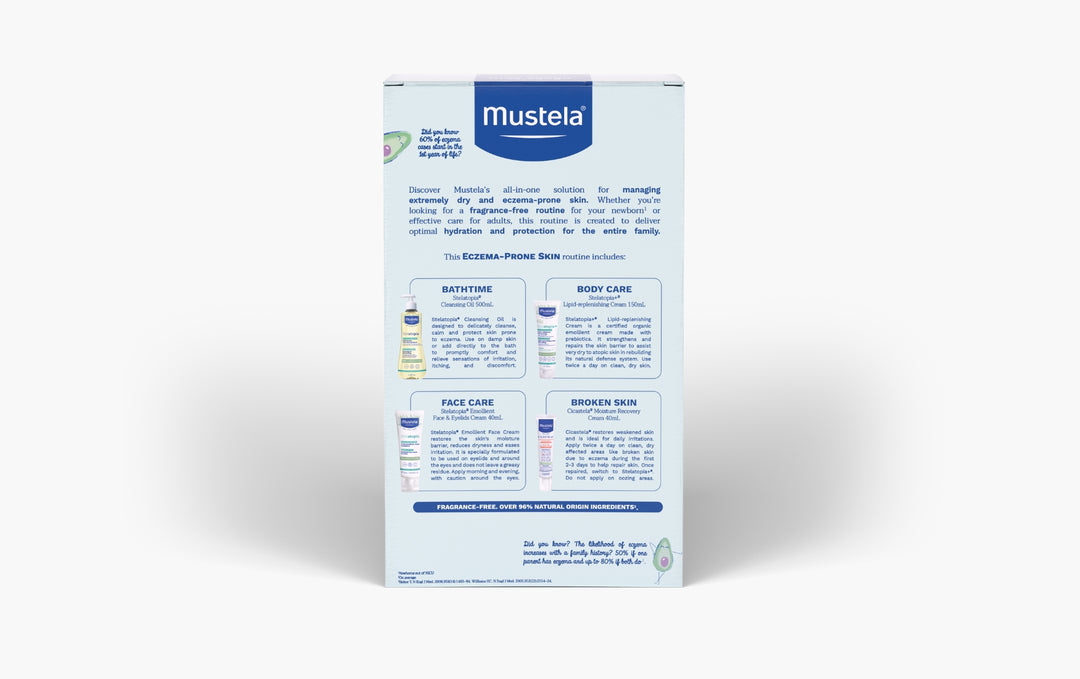 Mustela Eczema-Prone Skin Complete Skincare Routine - For All Ages