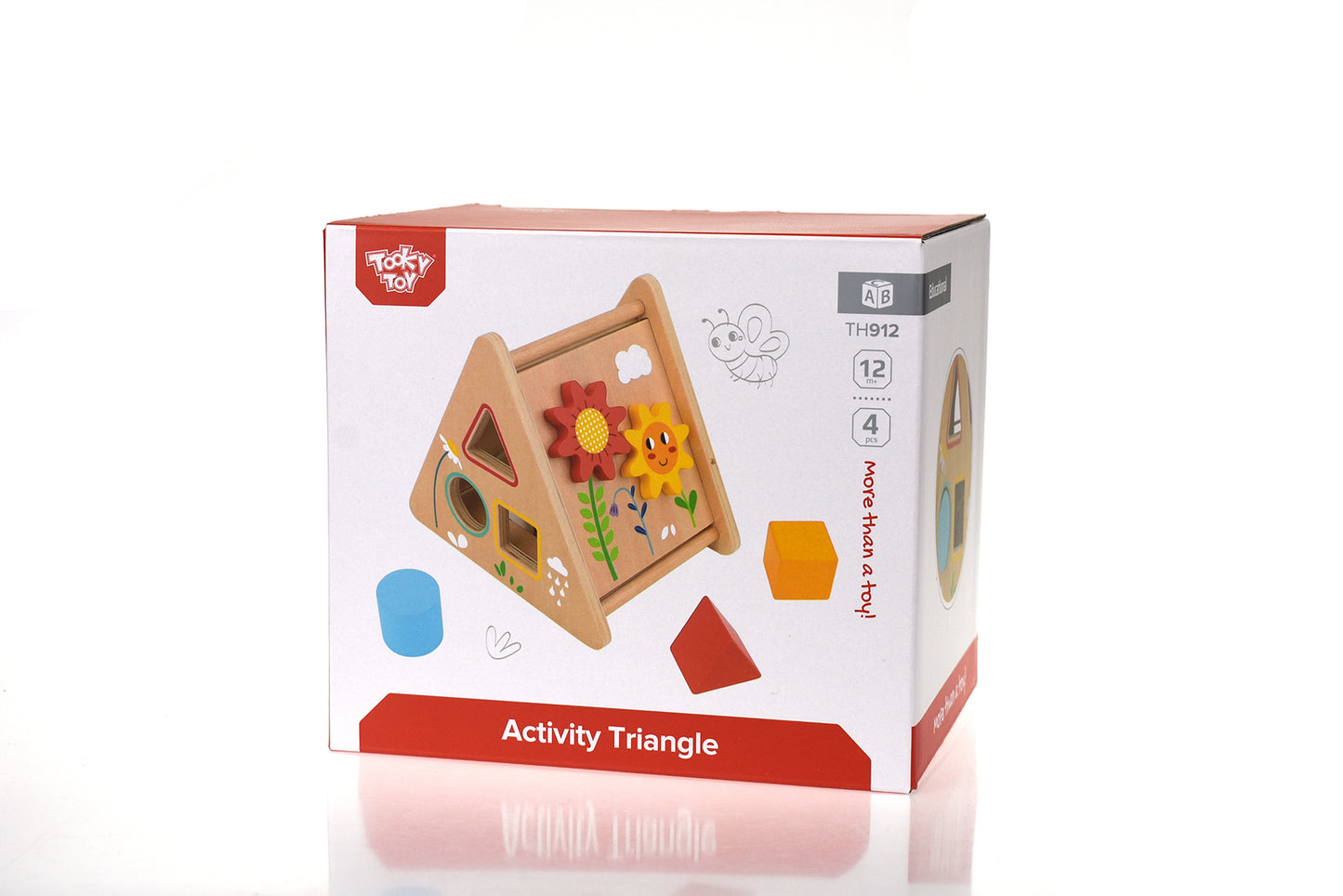 WOODEN ACTIVITY TRIANGLE TOY