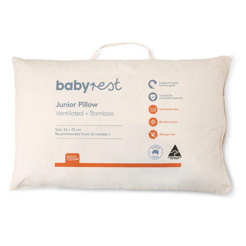 BabyRest Junior Pillow - Ventilated + Bamboo
