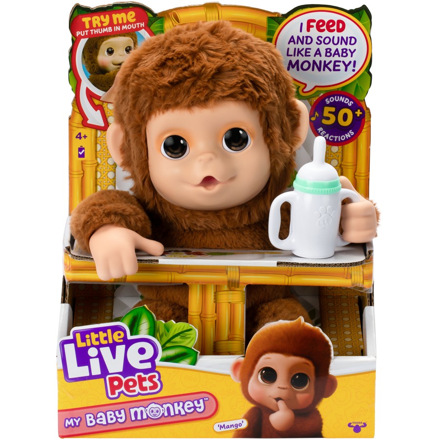 Little Live Pets My Lil Baby Monkey Plush