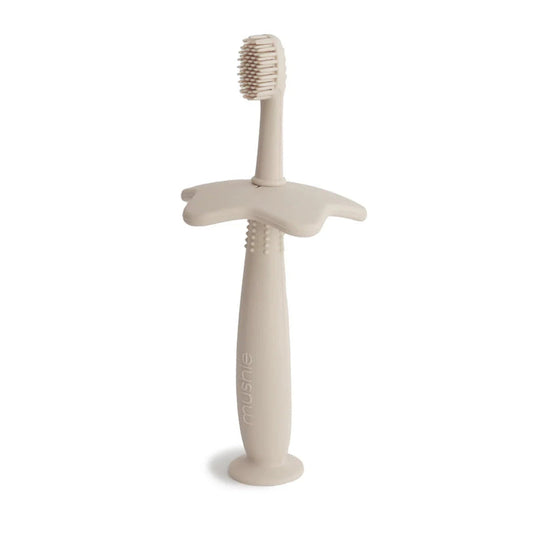 Mushie Training Toothbrush - Sand