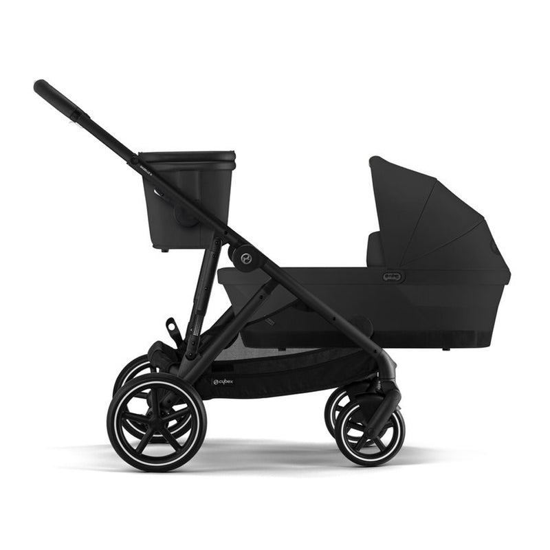 Cybex Gazelle S Pram + Carry Cot + 2nd Seat + Cup Holder + Snack Tray Bundle + Raincover