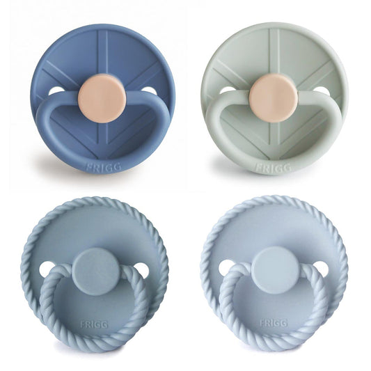 FRIGG Multi Pacifier 4 Pack Latex - Skyline Serenity