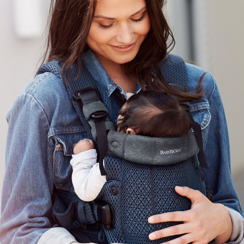 Baby Bjorn - Baby Carrier Harmony - 3D mesh, Navy blue