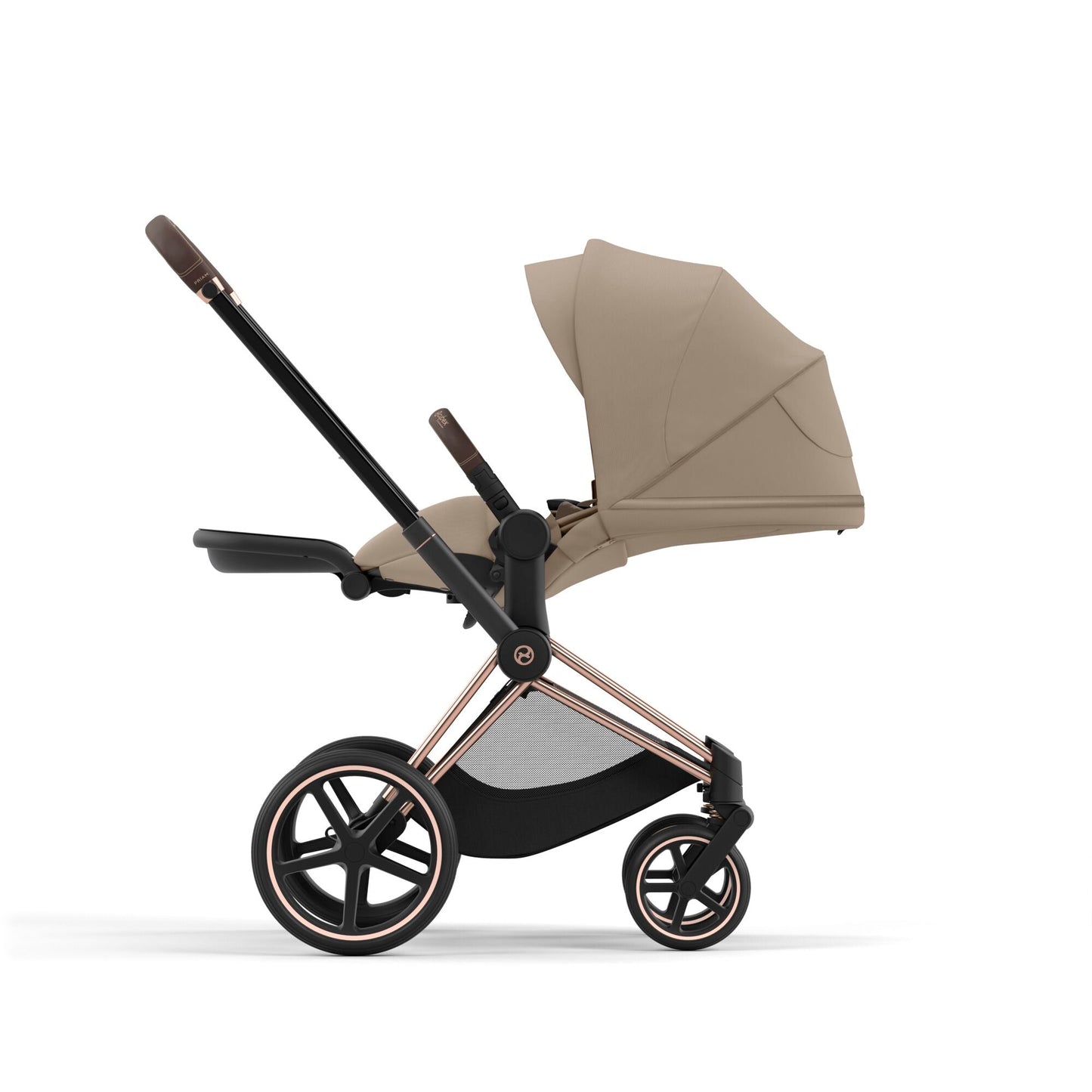 Cybex Priam Pram 2024 - Rose Gold & Cozy Beige