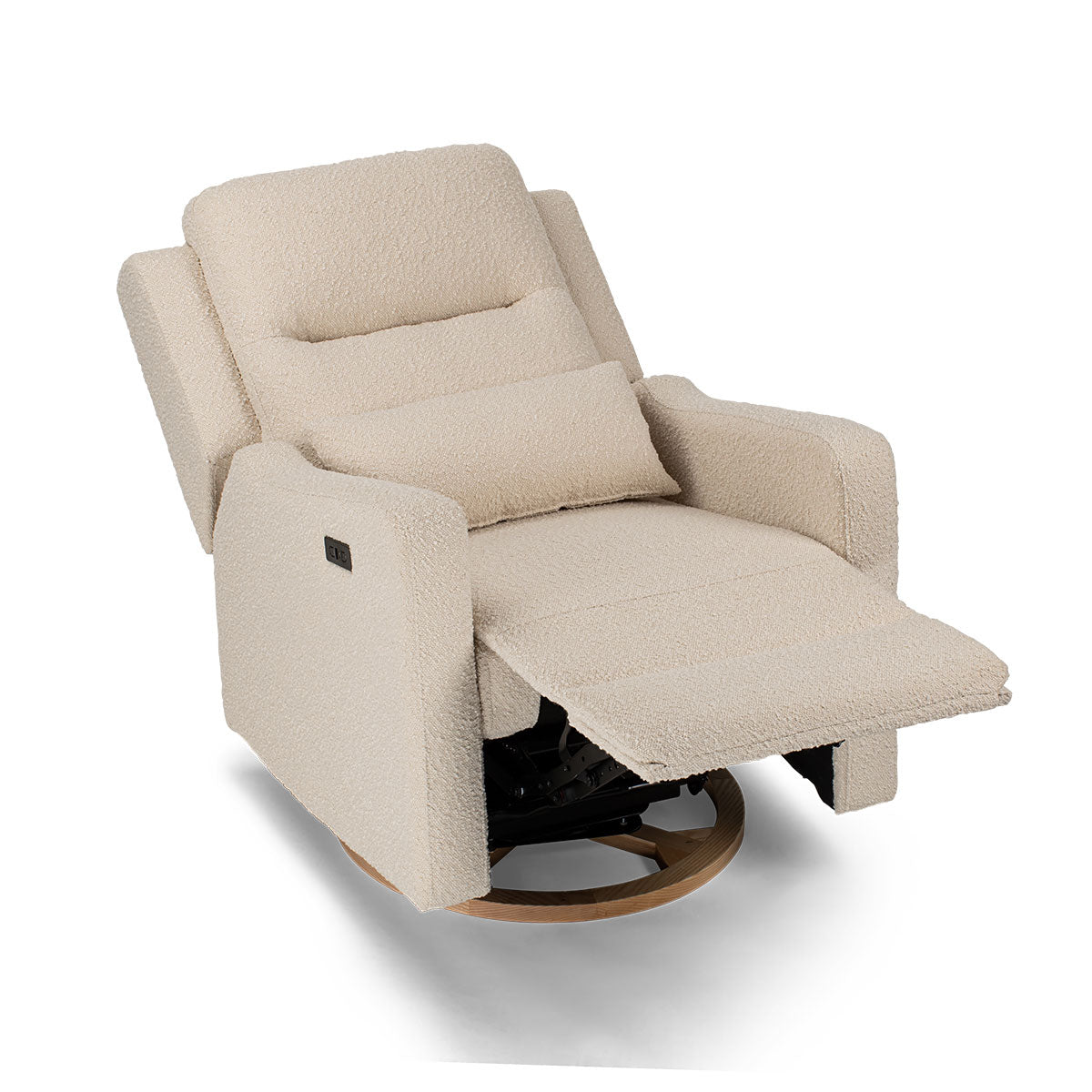 COCOON Rio Electric Recliner Glider Nursery Chair - Sandstone Boucle
