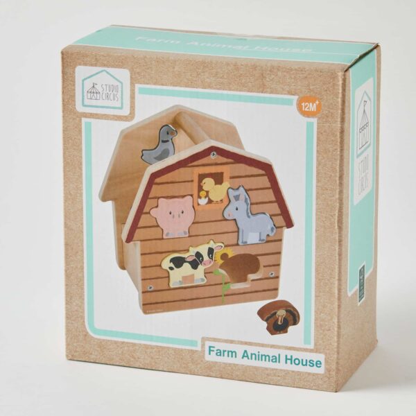 Animal Farmhouse Shape Sorter