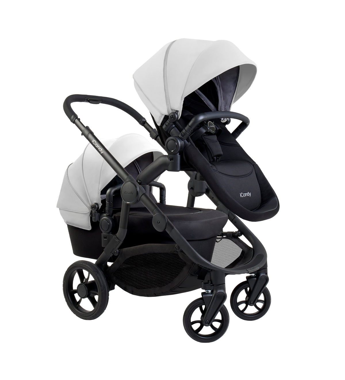 iCandy Orange 4 Pushchair - Glacier + Free Zazu Pram Rocker