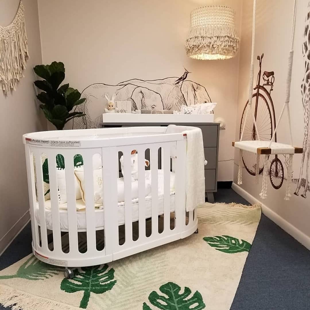 COCOON Nest White Conversion Cot Including the Australian Made Mattress Set