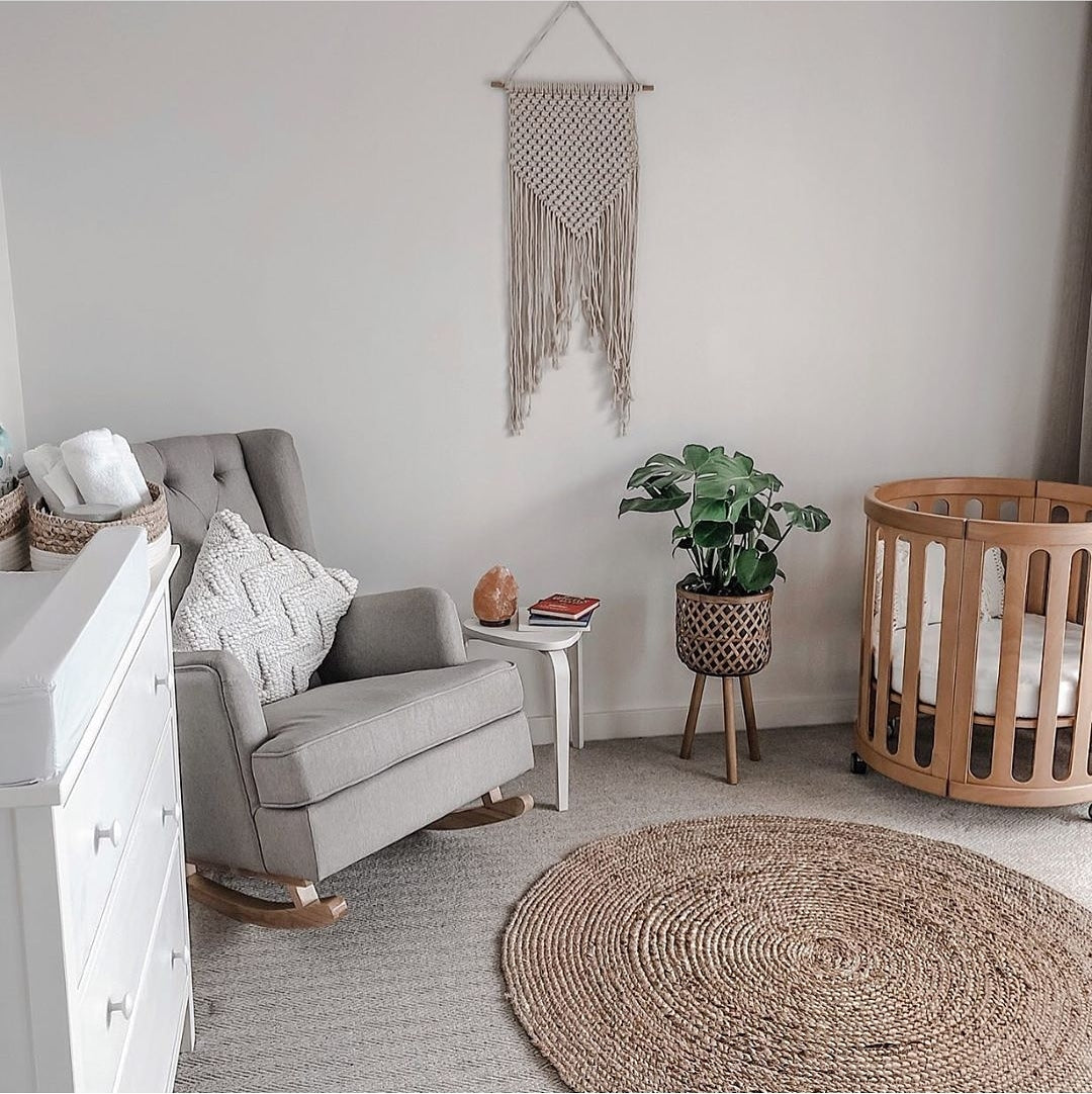 COCOON Nest Natural Convertible Cot Set Including the Australian Made Mattress Set