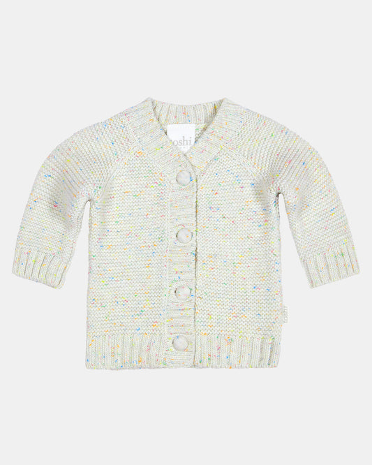 Toshi Organic Cardigan Andy - Current - Snowflake