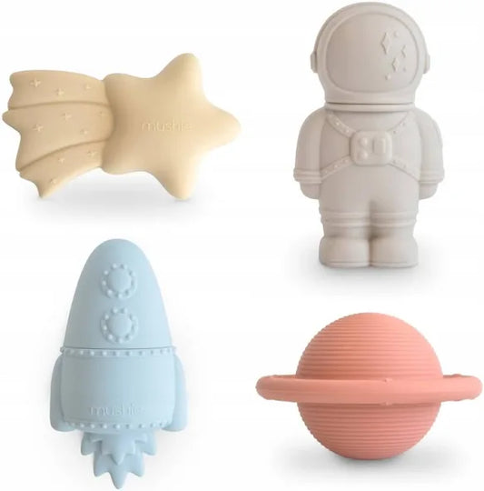 Mushie 4 Piece Bath Play Set - Space