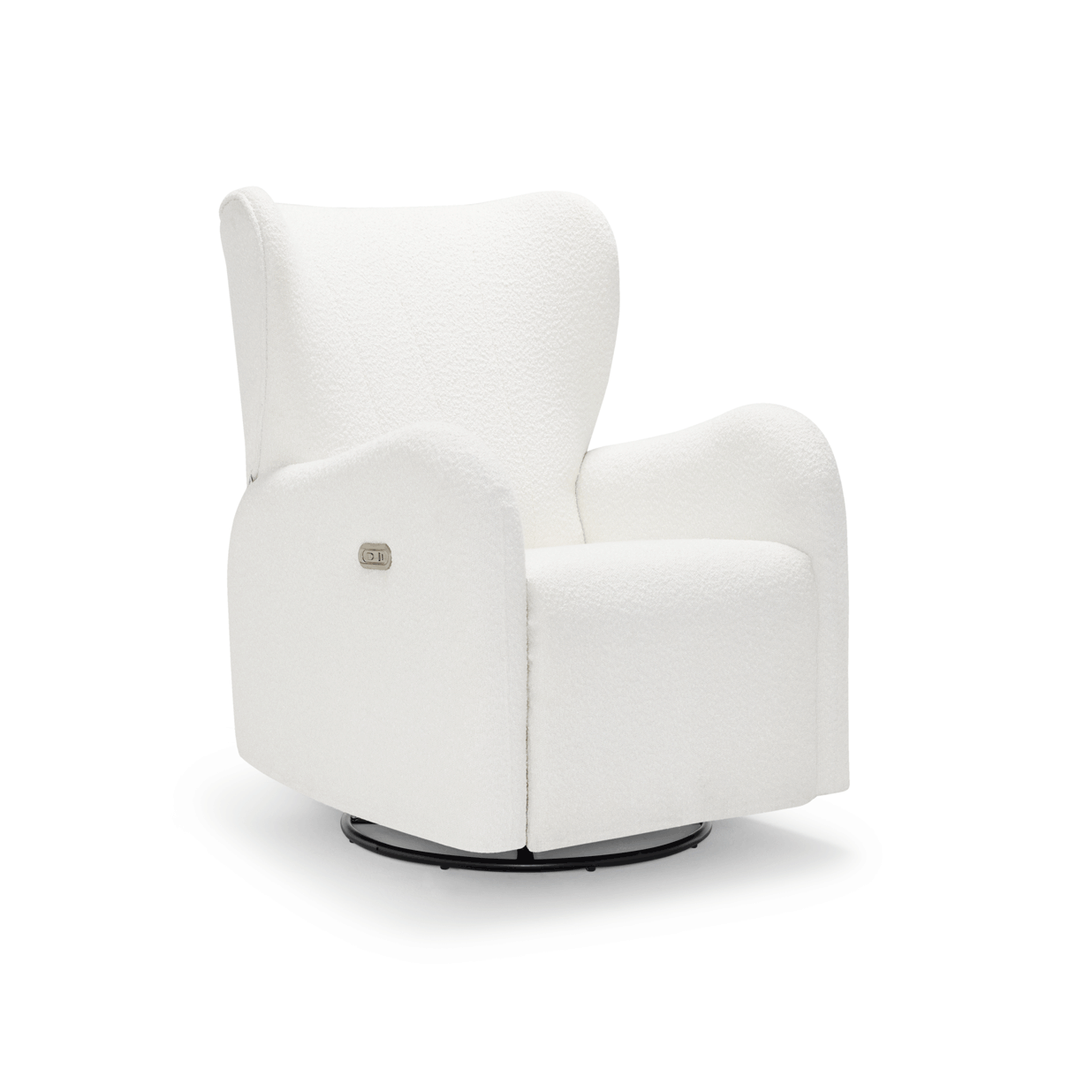 Babyrest Celeste Electric Nursery Chair - White Boucle