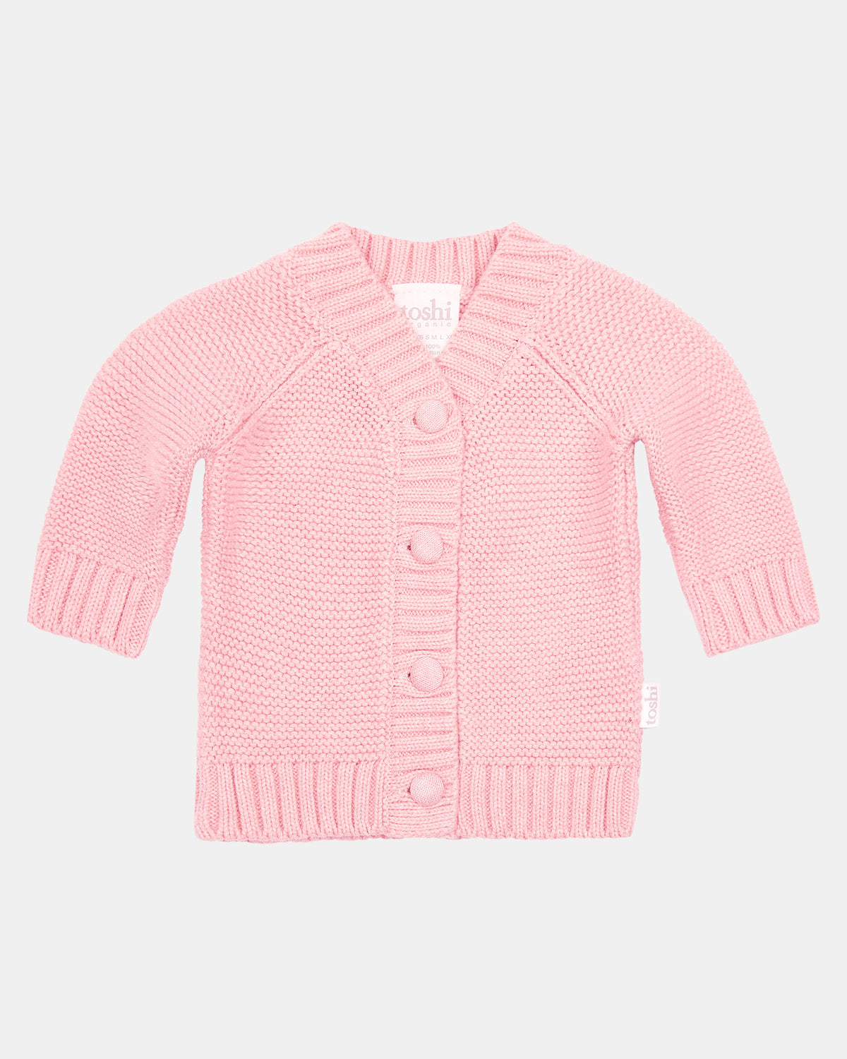 Toshi Organic Cardigan Andy - Current - Pearl