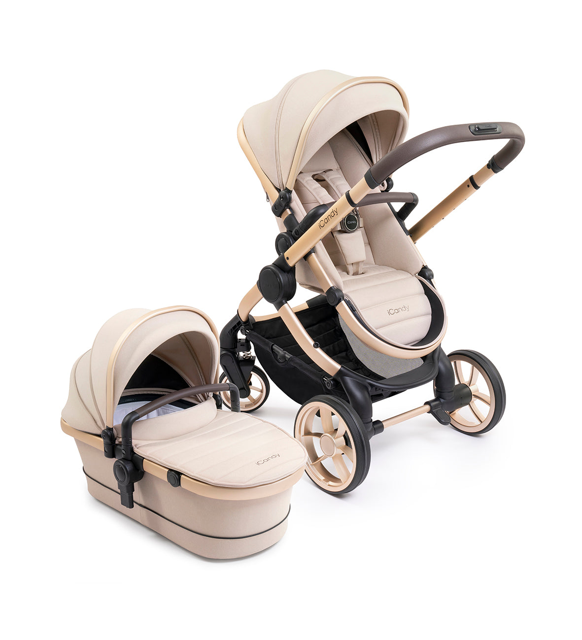 iCandy Peach 7 Bundle With Britax Bpod Capsule Suitable For Low Birth Weight Travel System