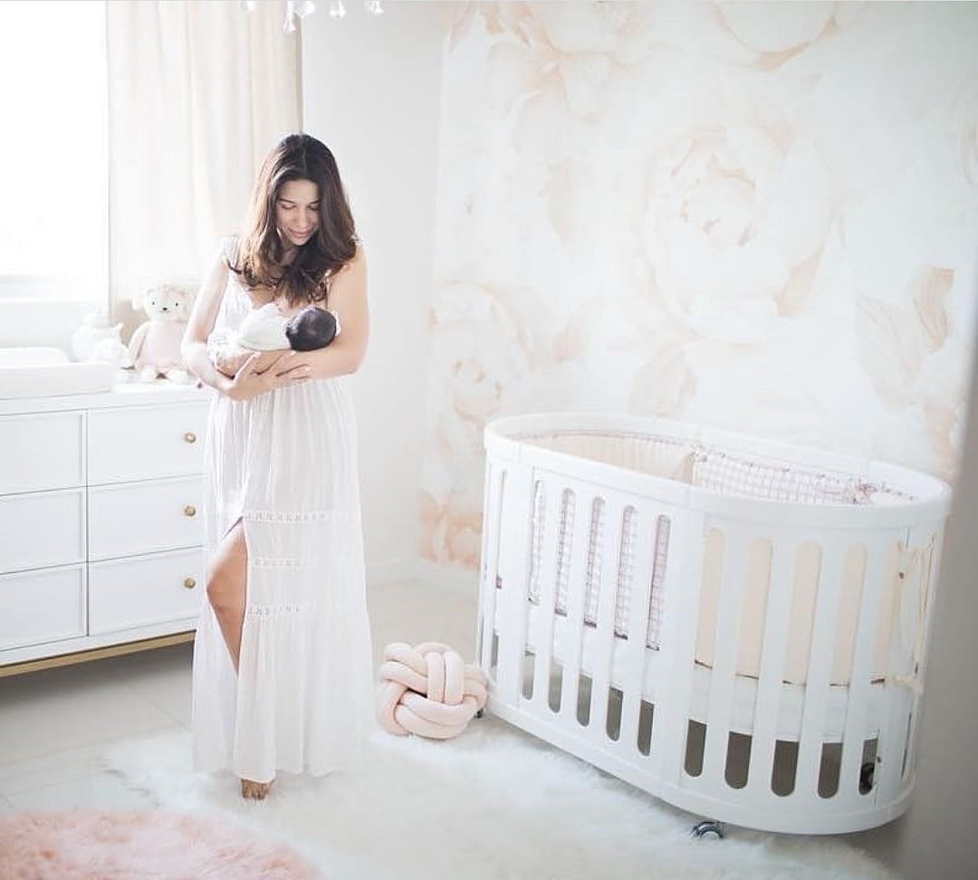 COCOON Nest White Conversion Cot Including the Australian Made Mattress Set