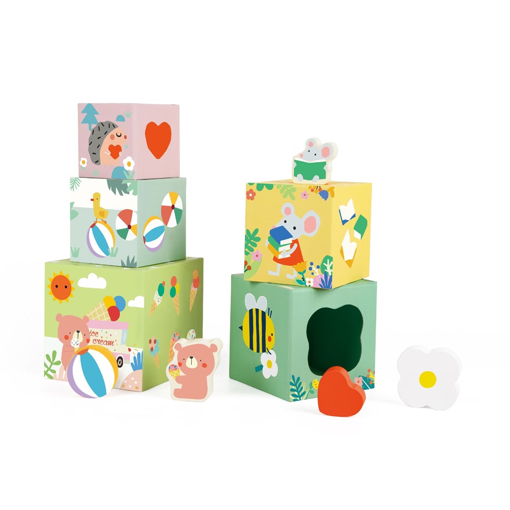 Classic World - Forest Stacking Cubes