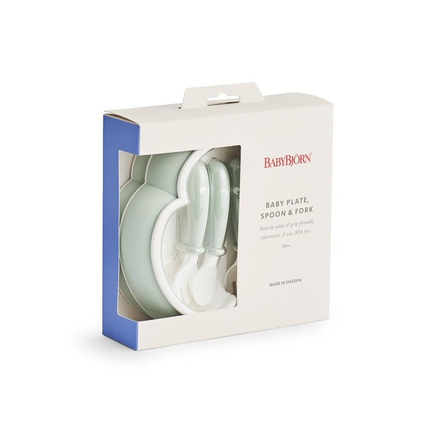 Baby Bjorn Plate, Spoon and Fork, 2 sets